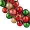 24" Red, Green & Gold Ornament Wreath with Bow by Ashland®